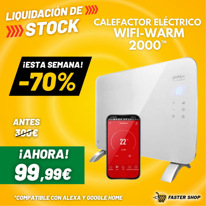 Calefactor Homely WIFI-WARM 2000™