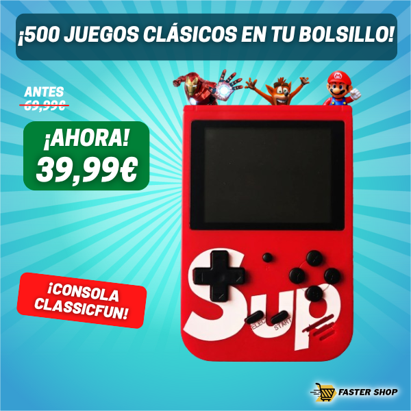 Consola ClassicFun 500 Juegos