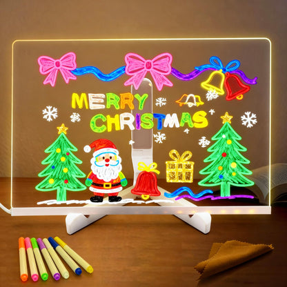 Lámpara LED Creativa de Notas Acrílicas - 